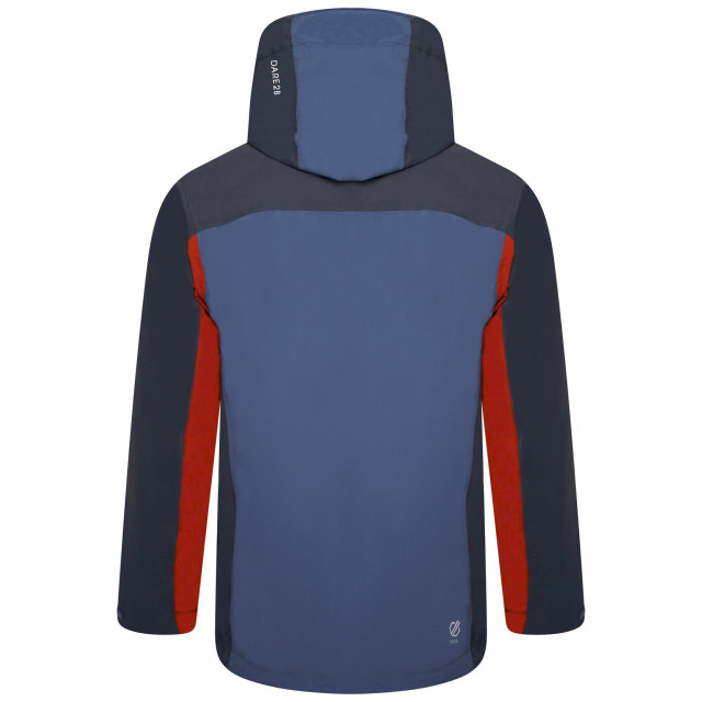 Dare2b Heren touchpoint ii waterdichte jas UTRG7325_burntsalmonstellarblue large