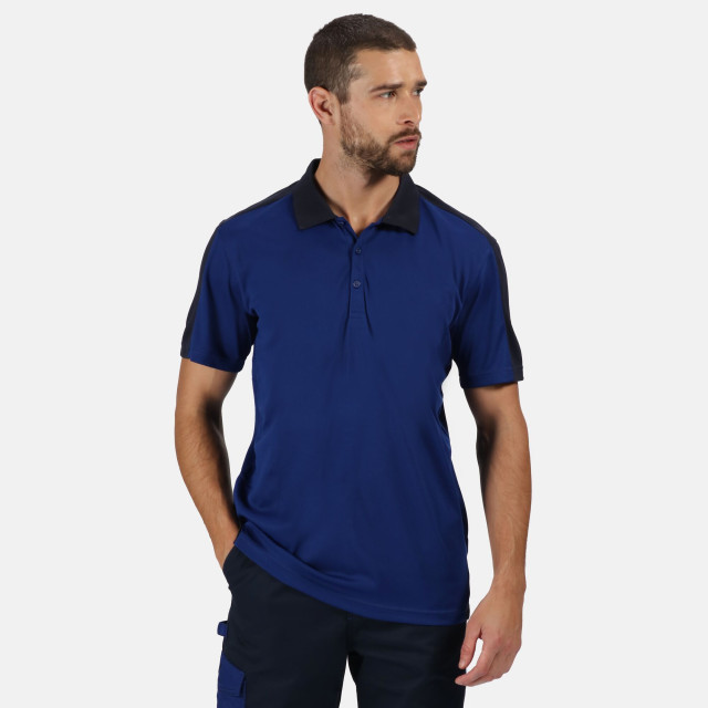 Regatta Herencontrast coolweave polo shirt UTRG3573_newroyalnavy large