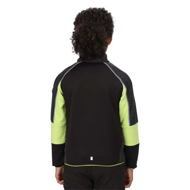 Regatta Kinder/kids oberon v soft shell jas UTRG7218_brightkiwiblack large