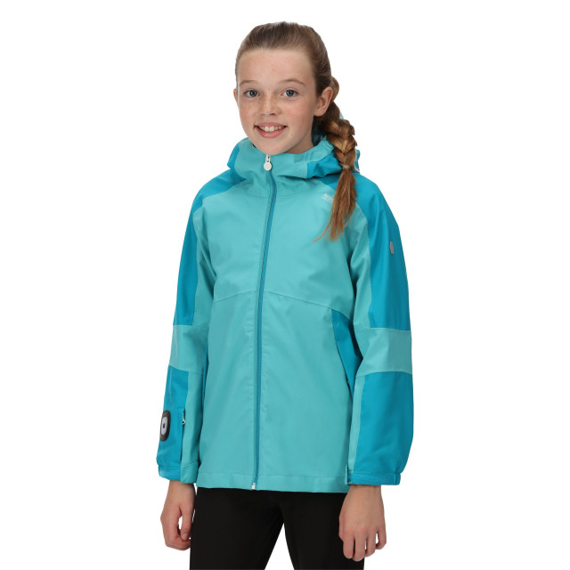 Regatta Kinderen/kinderen rayz waterdicht jasje UTRG7280_turquoiseenamel large Regatta Kinderen/kinderen rayz waterdicht jasje UTRG7280_turquoiseenamel large