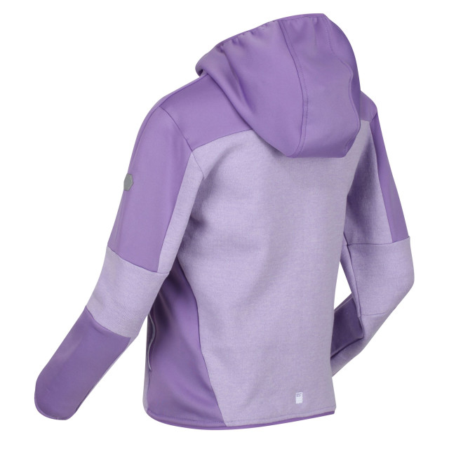 Regatta Kinder/kids dissolver v full zip fleece jas UTRG7704_pastellilaclightamethyst large