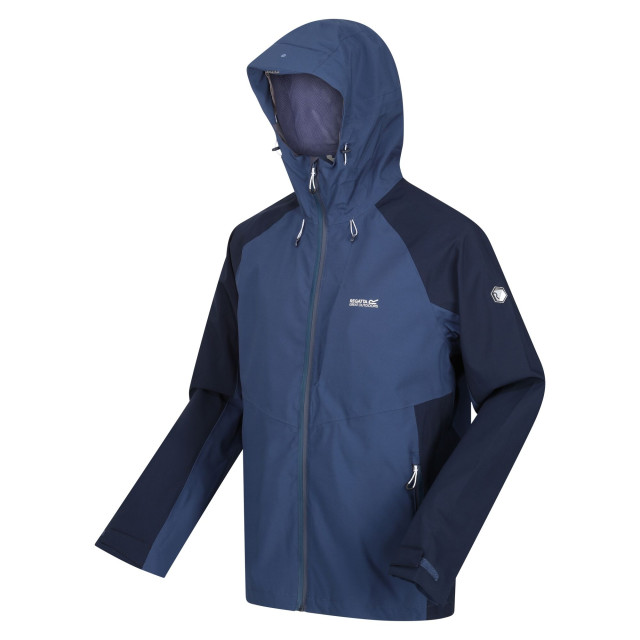 Regatta Britedale color block waterdichte jas voor heren UTRG6206_admiralbluenavy large Regatta Britedale color block waterdichte jas voor heren UTRG6206_admiralbluenavy large