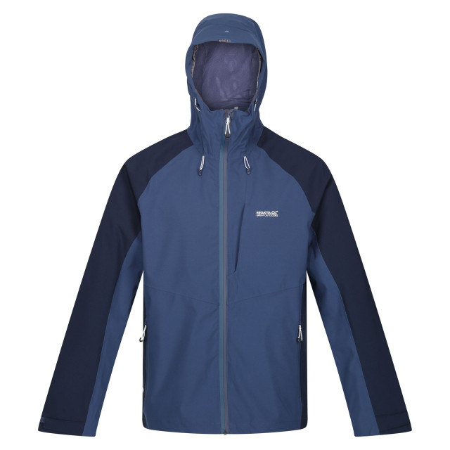 Regatta Britedale color block waterdichte jas voor heren UTRG6206_admiralbluenavy large Regatta Britedale color block waterdichte jas voor heren UTRG6206_admiralbluenavy large