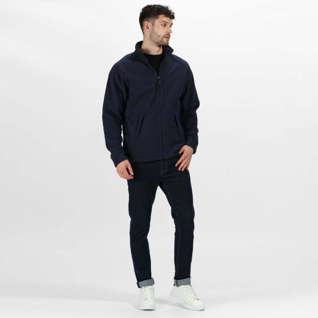 Regatta Grote buiten unisex sigma symmetrie zwaargewicht anti-pill fleece zip up jacket (380 gsm) UTRG1843_darknavy large