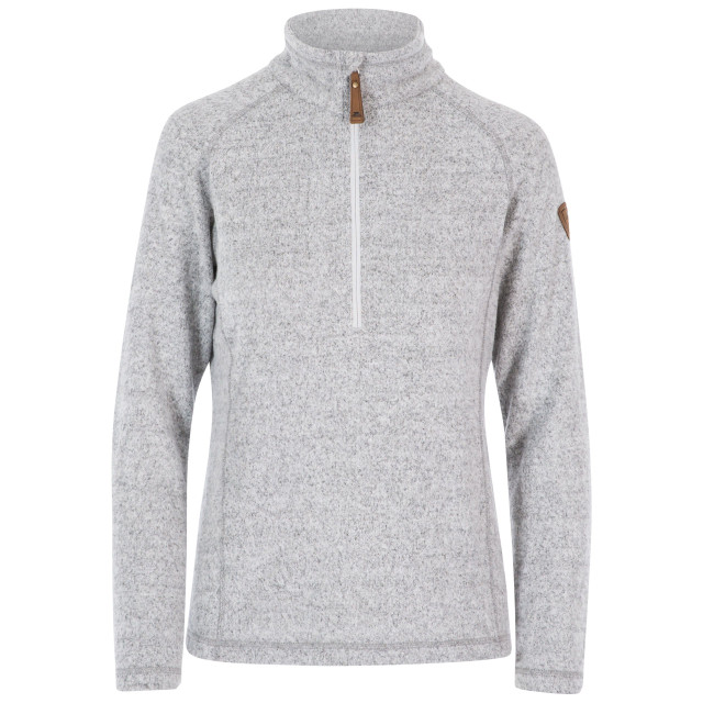 Trespass Dames tenderness leder fleece top UTTP5532_greymarl large
