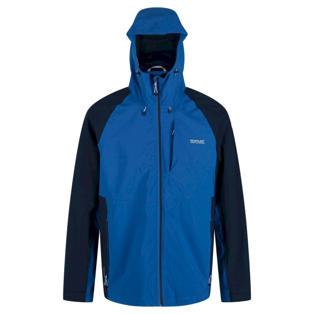 Regatta Britedale color block waterdichte jas voor heren UTRG6206_imperialbluemoonlightdenim large Regatta Britedale color block waterdichte jas voor heren UTRG6206_imperialbluemoonlightdenim large