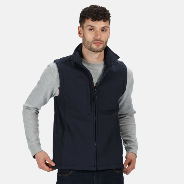 Regatta Heren flux softshell bodywarmer / mouwloos jasje waterafstotend en windbestendig UTRG1493_navynavy large