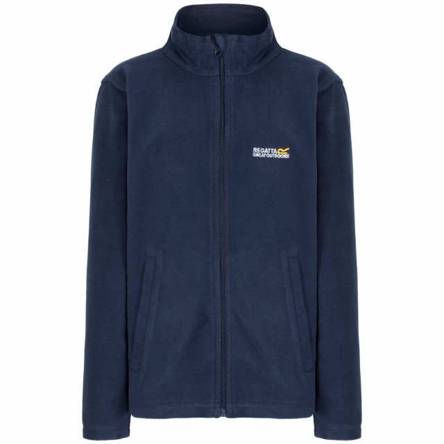 Regatta Groot buitenshuis kinderen/kinderen king ii lichtgewicht full zip fleece jasje UTRG565_navynavy large