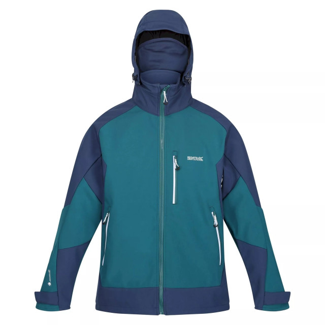 Regatta Heren hewitts vii soft shell jas UTRG8144_pacificgreenadmiralblue large Regatta Heren hewitts vii soft shell jas UTRG8144_pacificgreenadmiralblue large