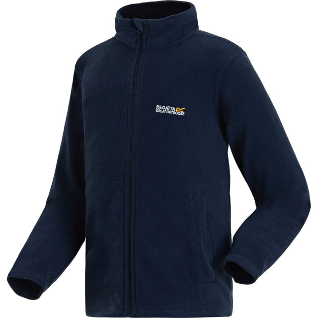 Regatta Groot buitenshuis kinderen/kinderen king ii lichtgewicht full zip fleece jasje UTRG565_navynavy large