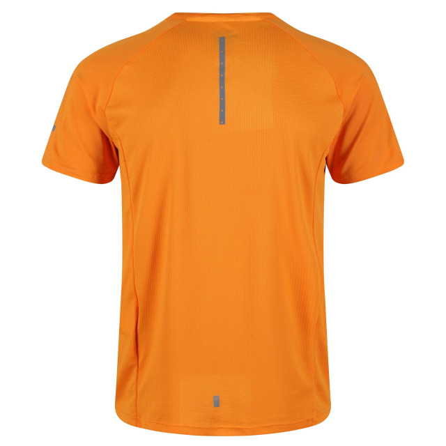 Regatta Heren highton pro logo t-shirt UTRG7087_flameorange large