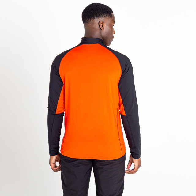 Dare2b Heren fuser core stretch half zip thermo top UTRG7265_amberglowblack large