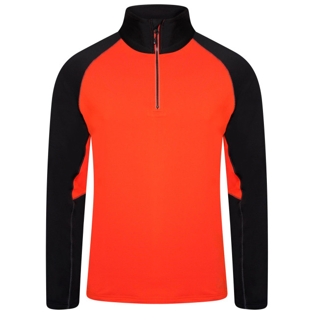 Dare2b Heren fuser core stretch half zip thermo top UTRG7265_amberglowblack large