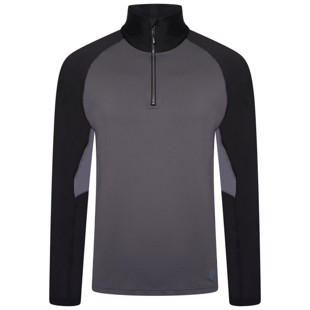 Dare2b Heren fuser core stretch half zip thermo top UTRG7265_ebonygrey large