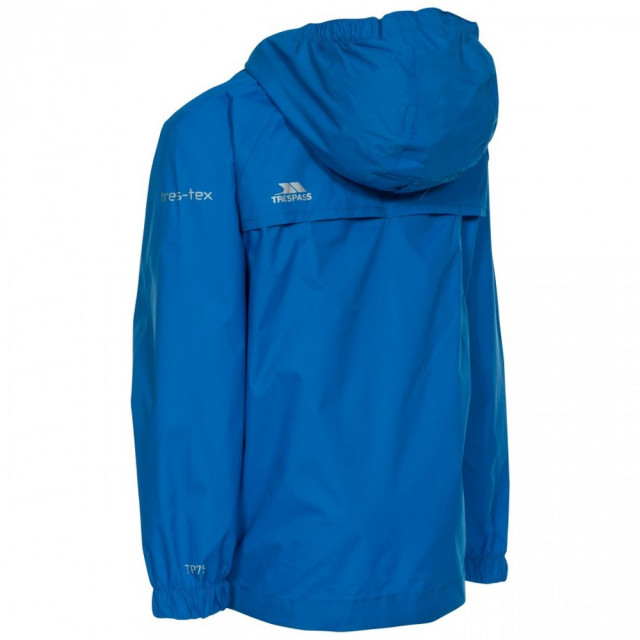 Trespass Kinderen/kinderen qikpac waterdichte packaway jacket UTTP463_cobalt large