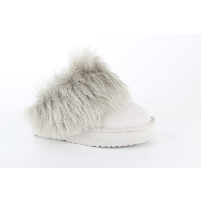Warmbat Wagga plateau cement dames pantoffel (open hiel) Warmbat Wagga Plateau Cement large