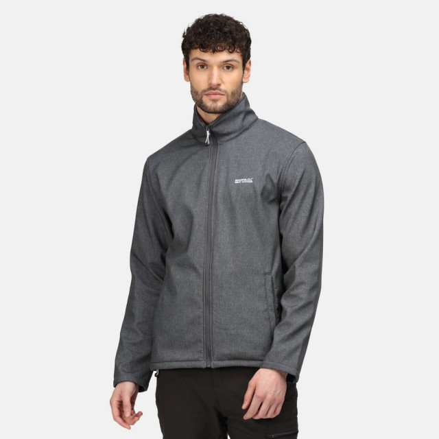 Regatta Heren cera v wind resistant soft shell jas UTRG6259_sealgreymarl large