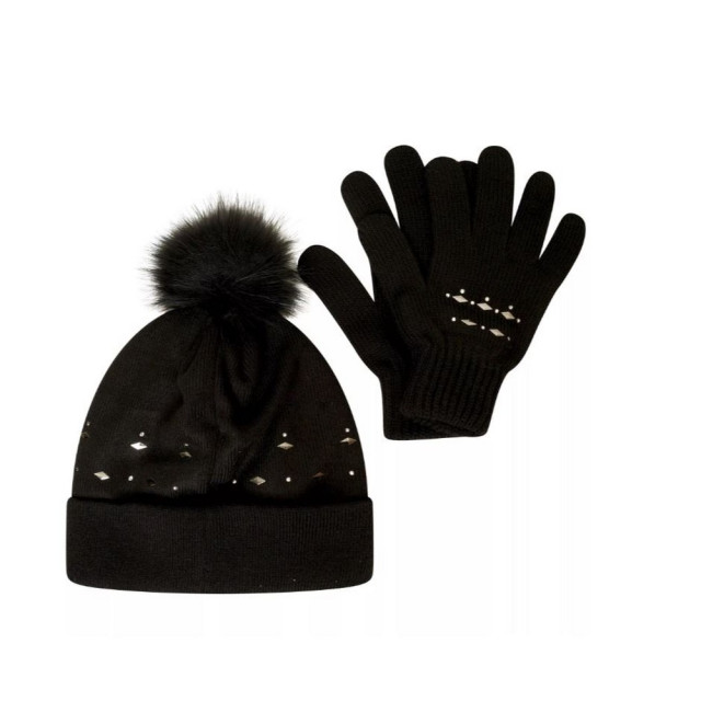 Dare2b Dames kristallen hoed en handschoenen set UTRG7961_black large