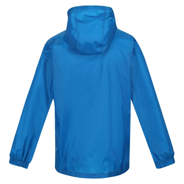 Regatta Groot buitenshuis kinderen/kinderen pakket it jasje iii waterdichte packaway zwart UTRG3209_imperialblue large