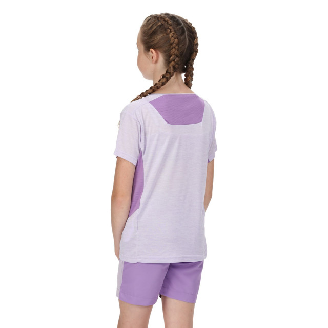Regatta Kinder/kids takson iii marl t-shirt UTRG5822_pastellilaclightamethystmarl large