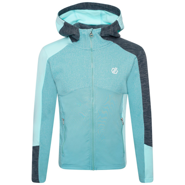 Dare2b Kinder/kids hero core stretch gerecycleerde hoodie UTRG7068_aquasplashmeadowbrookgreen large