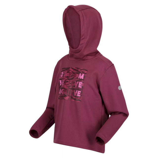 Regatta Kinderen/kinderen dream believe achieve extol stretch hoodie UTRG8010_amaranthhaze large