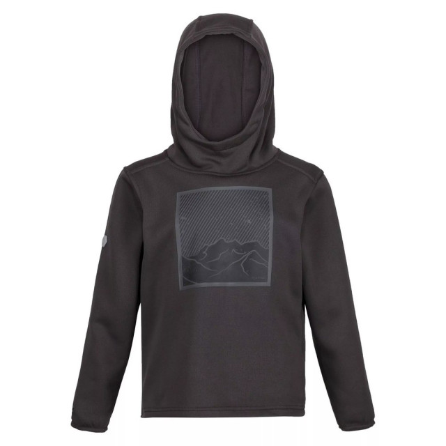 Regatta Kinder/kids highton berg extol stretch hoodie UTRG7989_darkgrey large