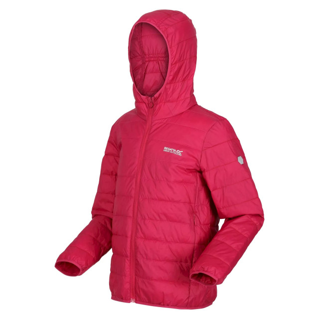 Regatta Childrens/kids hillpack hooded jacket UTRG8443_berrypink large