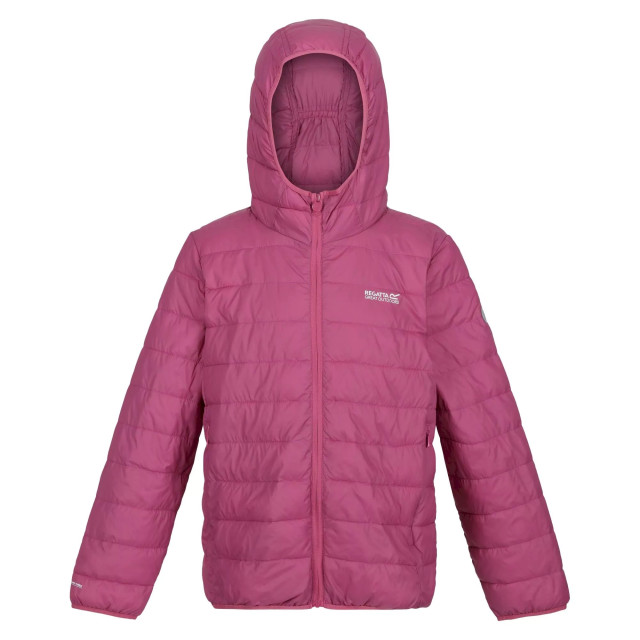 Regatta Childrens/kids hillpack hooded jacket UTRG8443_violet large