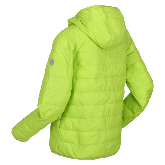 Regatta Childrens/kids hillpack hooded jacket UTRG8443_brightkiwi large