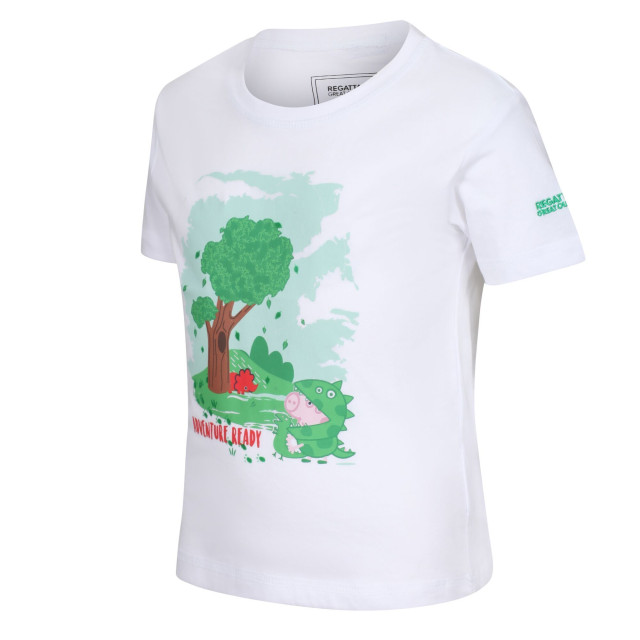 Regatta Kinder/kids peppa pig t-shirt met korte mouwen en opdruk UTRG5945_white large