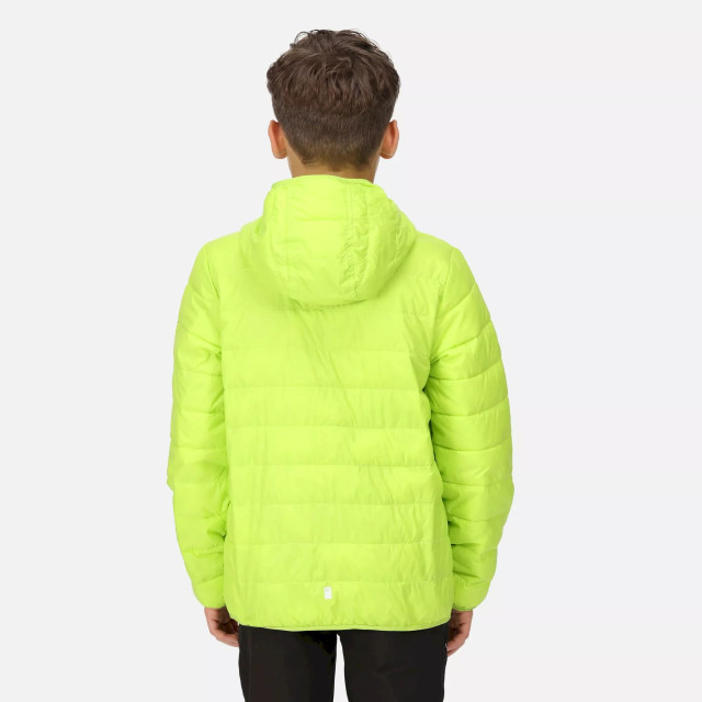 Regatta Childrens/kids hillpack hooded jacket UTRG8443_brightkiwi large