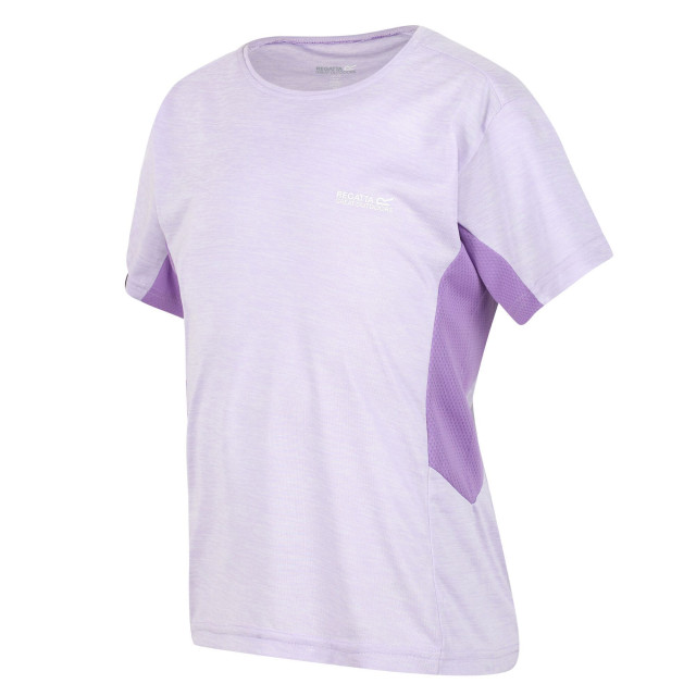 Regatta Kinder/kids takson iii marl t-shirt UTRG5822_pastellilaclightamethystmarl large