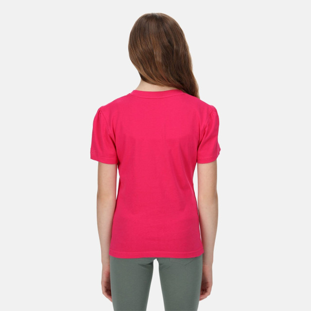 Regatta Kinderen/kinderen bosley v hart t-shirt UTRG7425_pinkfusion large