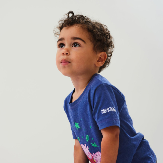 Regatta Kinder/kids peppa pig t-shirt met korte mouwen en opdruk UTRG5945_royalblue large