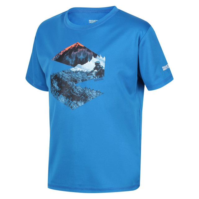 Regatta Kinderen/kinderen alvarado vi berg t-shirt UTRG6877_imperialblue large