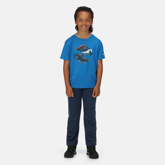 Regatta Kinderen/kinderen alvarado vi berg t-shirt UTRG6877_imperialblue large