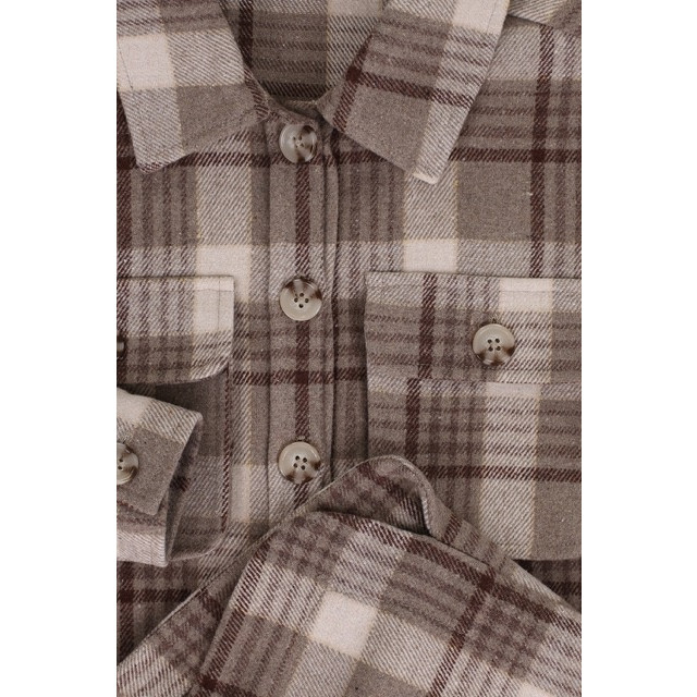 Looxs Revolution Oversized lange blouse ruit voor meisjes in de kleur 2331-5130-998 large