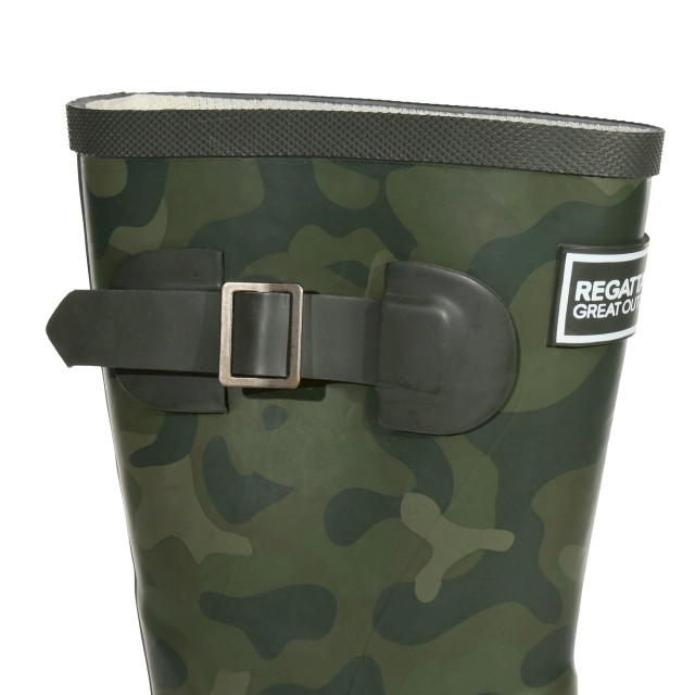 Regatta Kinderen/kinderen fairweather camo wellington laarzen UTRG8472_darkkhaki large