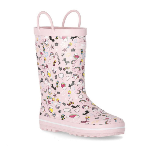 Trespass Kinderen/kinderen starryton wellington boots UTTP5080_pink large