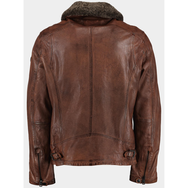 DNR Lederen jack kleur toevoegen leather jacket 52196.3/460 176658 large