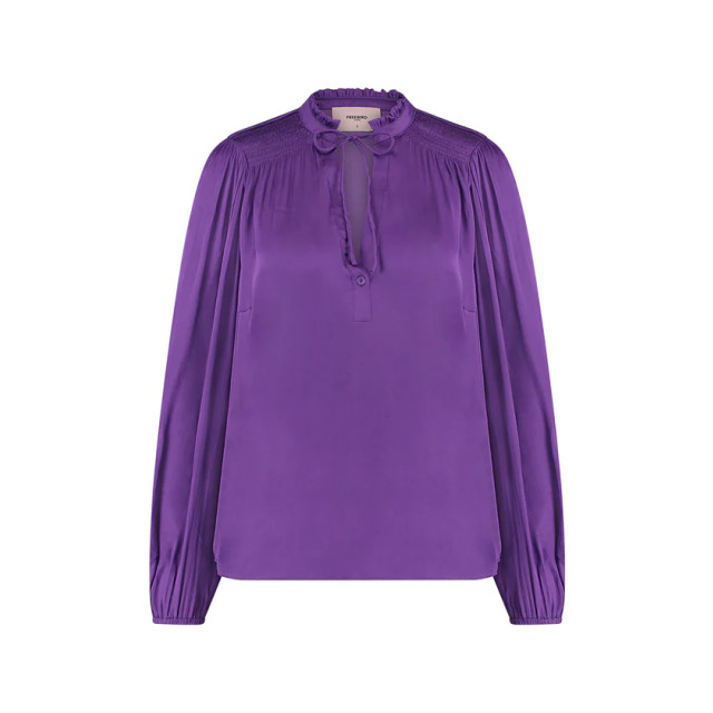 Freebird Della blouse shiny purple Freebird Della Blouse Shiny Purple large
