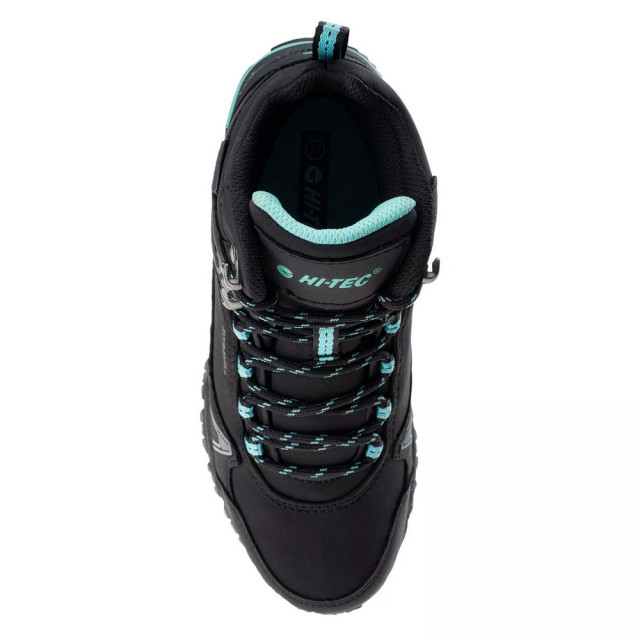 Hi-Tec Dames hapiter waterdichte mid cut wandelschoenen UTIG2248_blackturquoise large