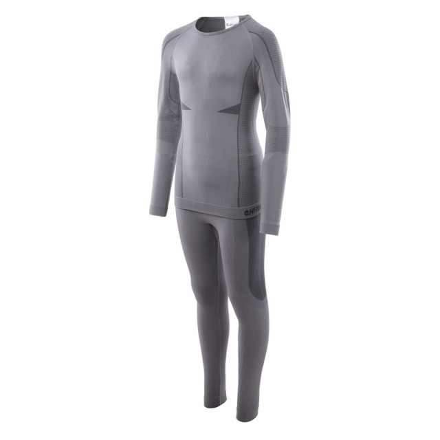 Hi-Tec Kinder/kinder hikro thermische onderlagen set UTIG1451_greydarkgrey large