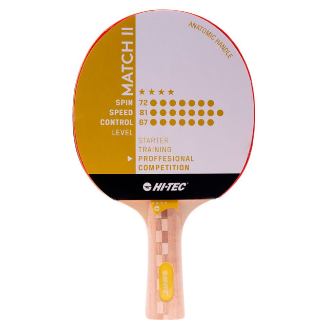 Hi-Tec Wedstrijd ii tafeltennisbatje UTIG677_yellowblack large