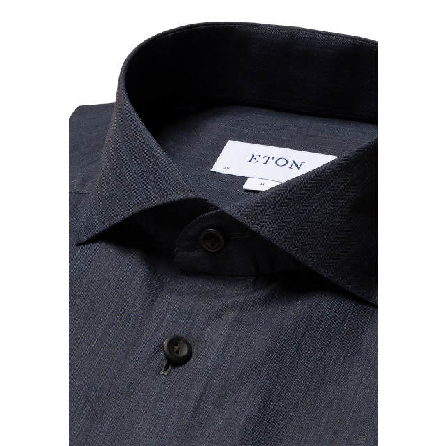 Eton Slim fit overhemd 100003503 28 navy blue large