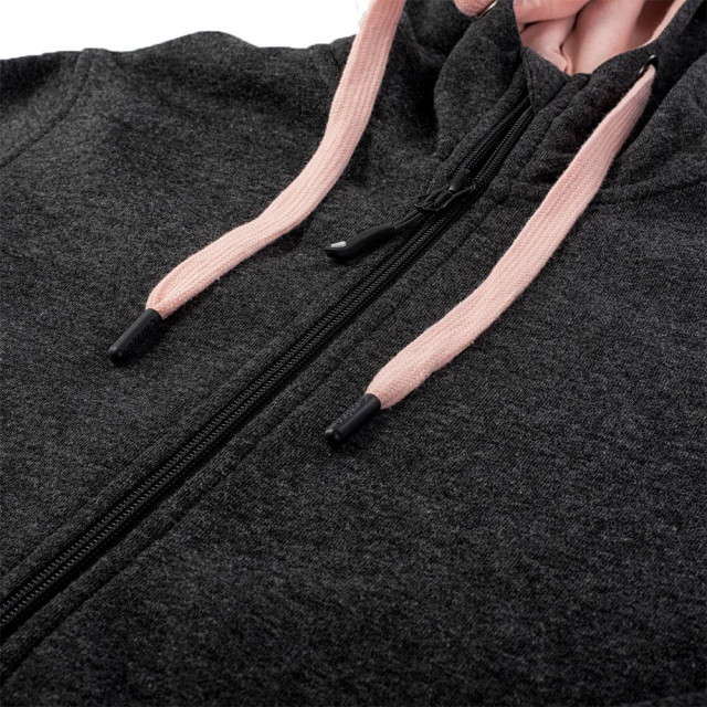 Hi-Tec Dames silian full zip hoodie UTIG638_impatienspinkdarkgreymelange large Hi-Tec Dames silian full zip hoodie UTIG638_impatienspinkdarkgreymelange large
