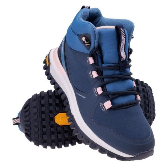 Hi-Tec Dames harrow mid cut wandelschoenen UTIG921_navysmokeybluepink large