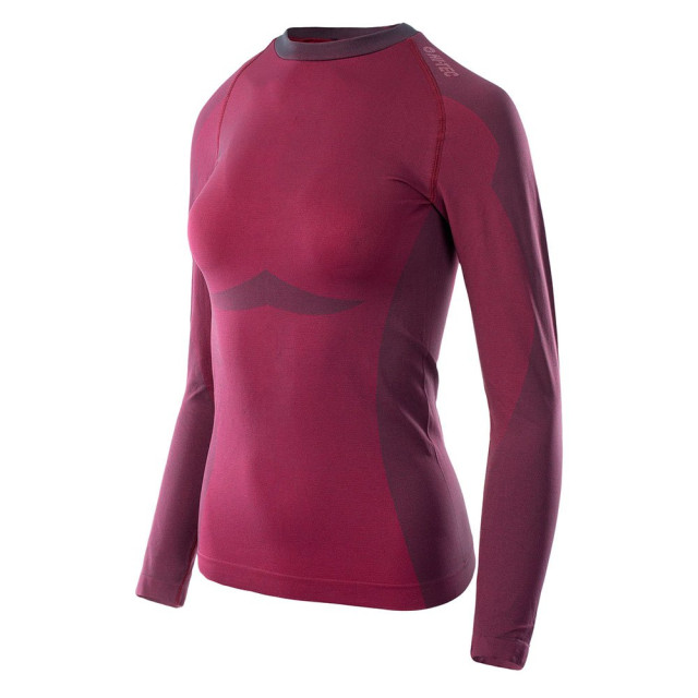 Hi-Tec Dames zareen thermo top UTIG1928_sangriaredplum large
