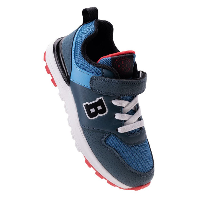 Bejo Kinderen/kinderen teruis contrast sportschoenen UTIG1690_navybluered large